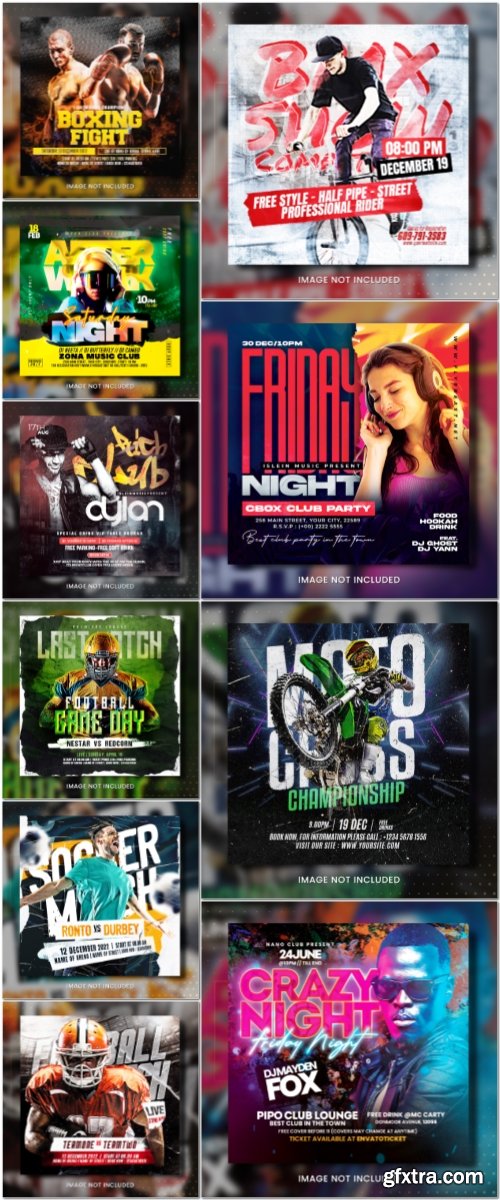 Flyer template in psd vol 31