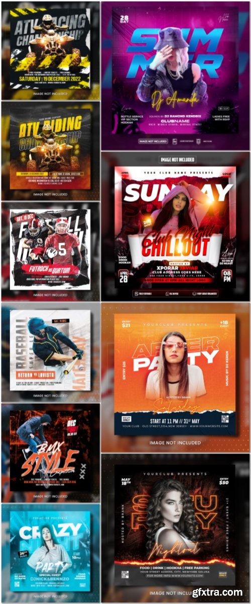 Flyer template in psd vol 33