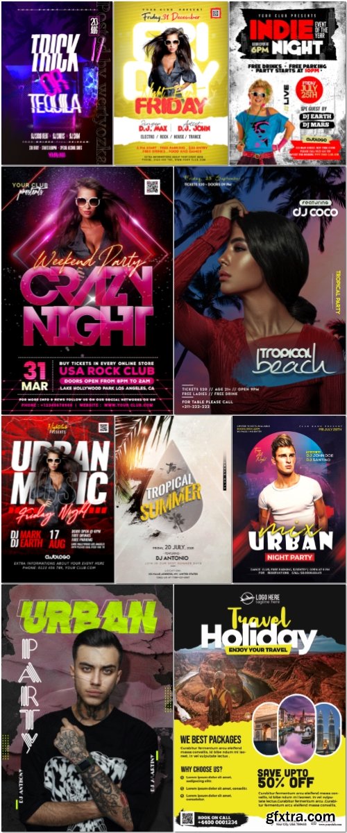 Flyer template in psd vol 40