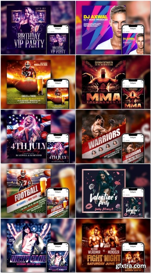 Flyer template in psd vol 41