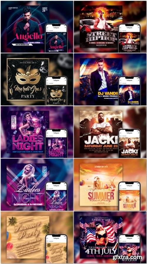 Flyer template in psd vol 43