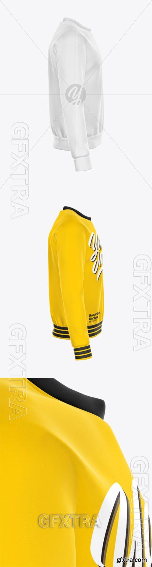 Sweatshirt Mockup - Right Side View 76042 Sweatshirt Mockup - Right Side View 76042