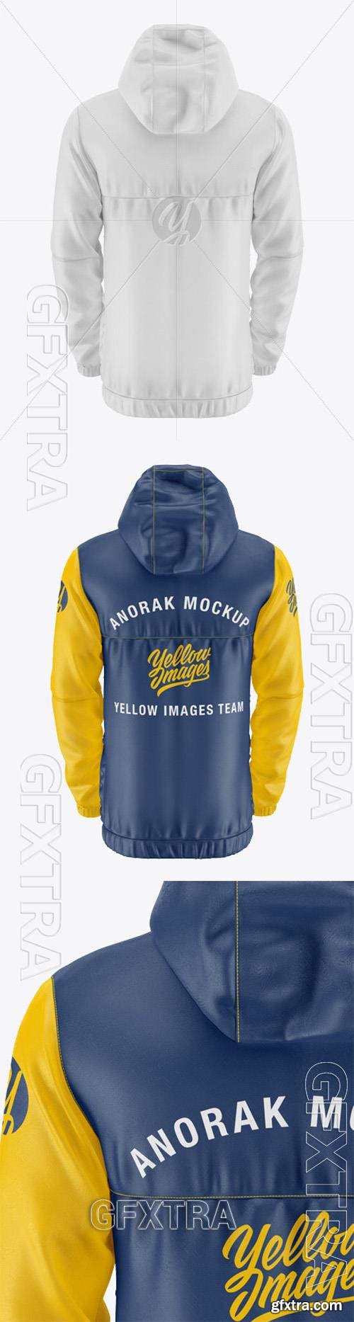 Anorak Mockup - Back View 75328 Anorak Mockup - Back View 75328