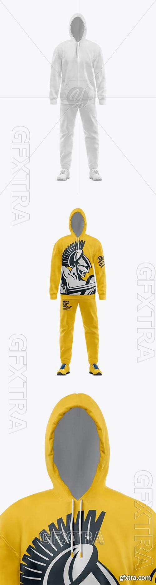 Mens Sport Suit Mockup Front View 75679