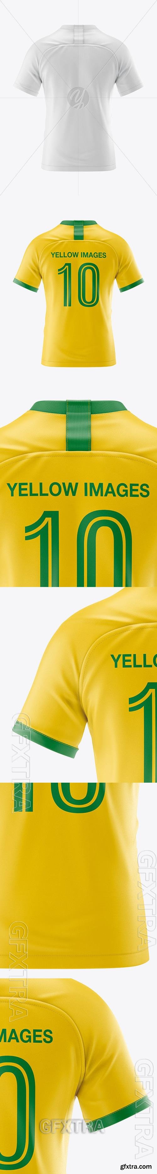 Soccer T-shirt Mockup - Back View 62048