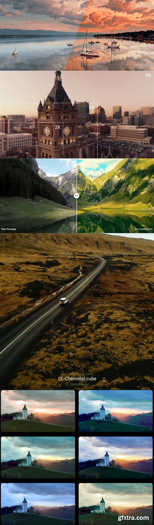 Pixflow - CL-DJI Drone LUTs