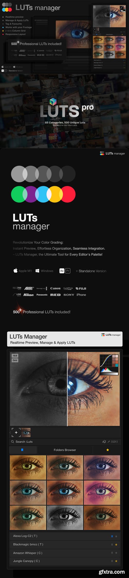Videohive - LUTs Manager: Preview LUTs In Real-time Tool & 500 Professional LUTs - 55855580 Videohive - LUTs Manager: Preview LUTs In Real-time Tool & 500 Professional LUTs - 55855580