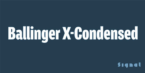 Ballinger X-Condensed Ballinger X-Condensed