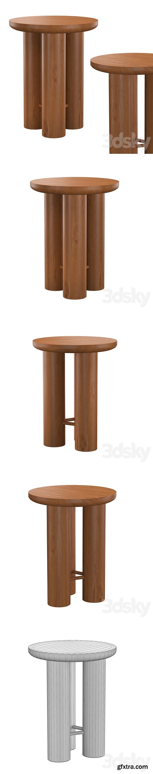 3dsky Pro - Anthropology Side Table
