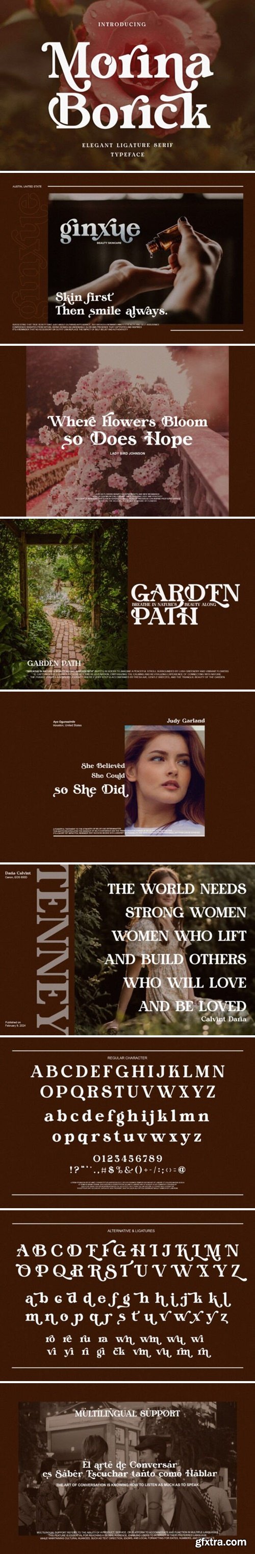 CM - Morina Borick Elegant Ligature Serif 290887245