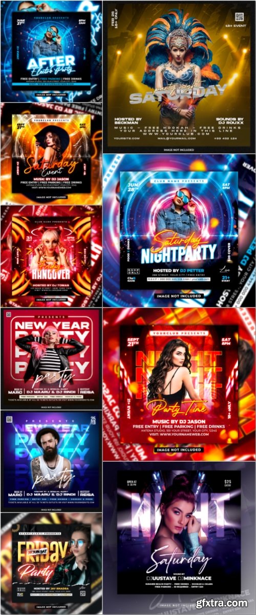 Flyer template in psd vol 56