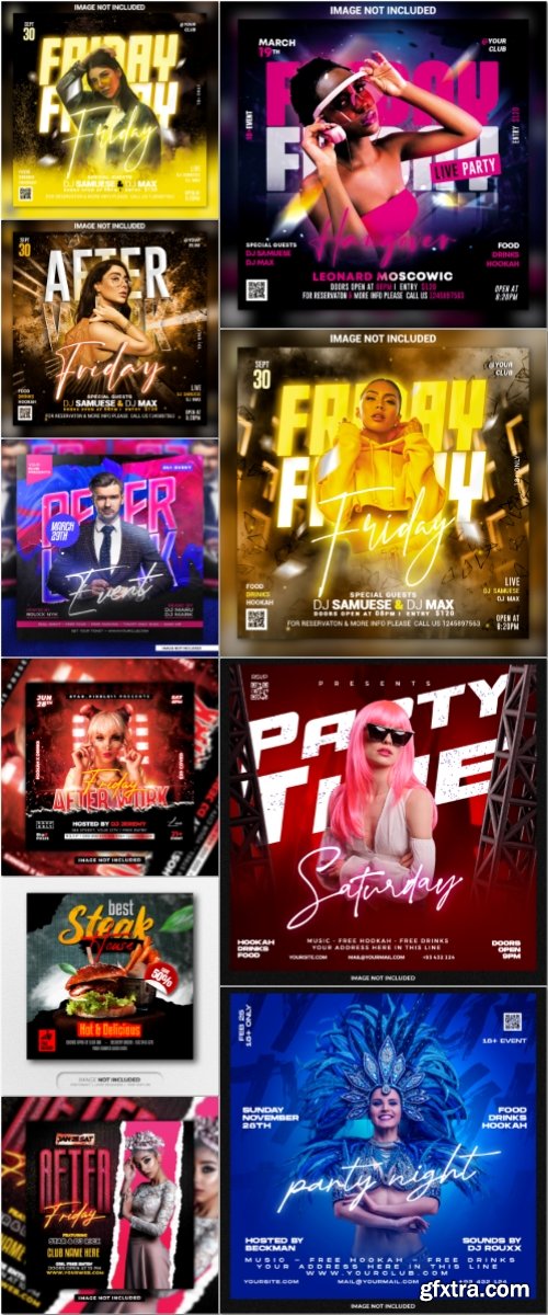 Flyer template in psd vol 59