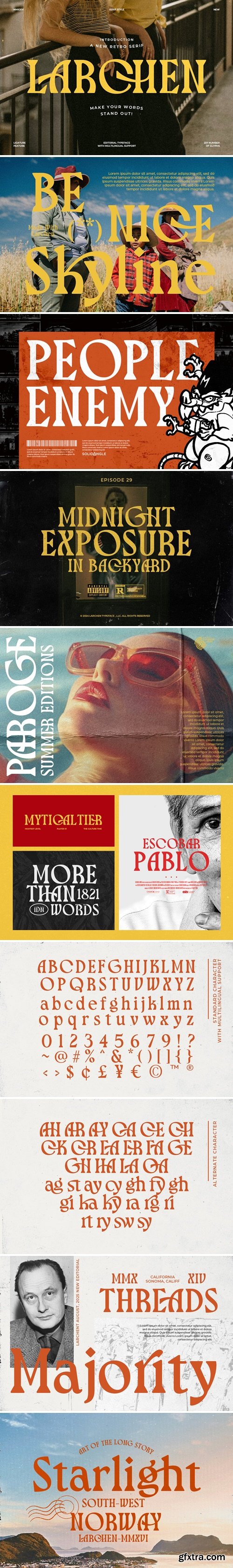 CM - Larchen - Ligature Bold Serif 290803520