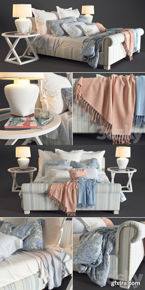 3dsky Pro - Jamaica Bed Ralph Lauren (vray GGX)