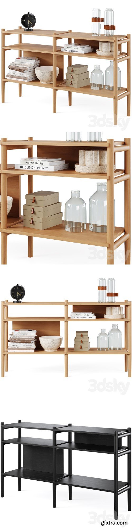 3dsky Pro - Bookcase HOLTON by Rowico Home