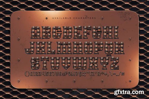 CreativeMarket - Ambient Loft - Color Bitmap Font