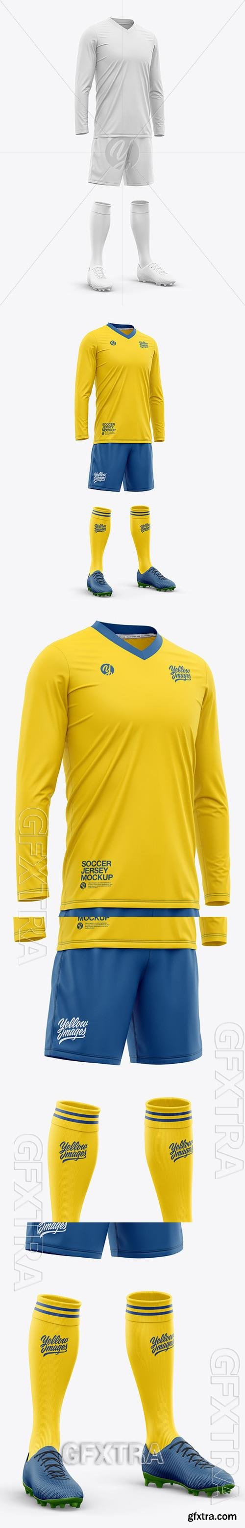 Mens LS Full Soccer Kit - Hero Shot 66196 Mens LS Full Soccer Kit - Hero Shot 66196