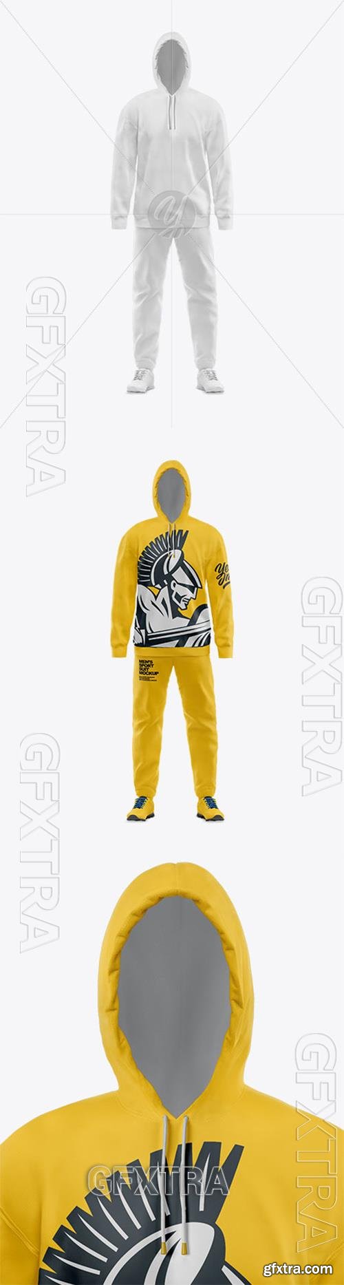 Mens Sport Suit Mockup Front View 74377