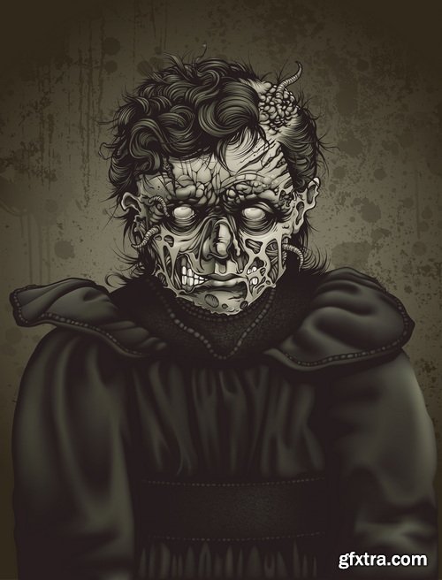 T-Shirt Skull Designs IV, 11xEPS