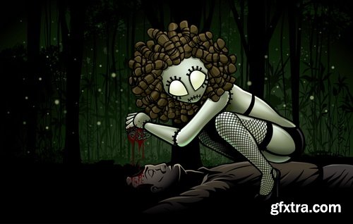 T-Shirt Skull Designs IV, 11xEPS