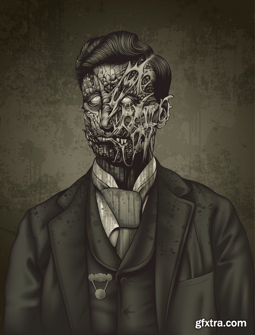 T-Shirt Skull Designs IV, 11xEPS