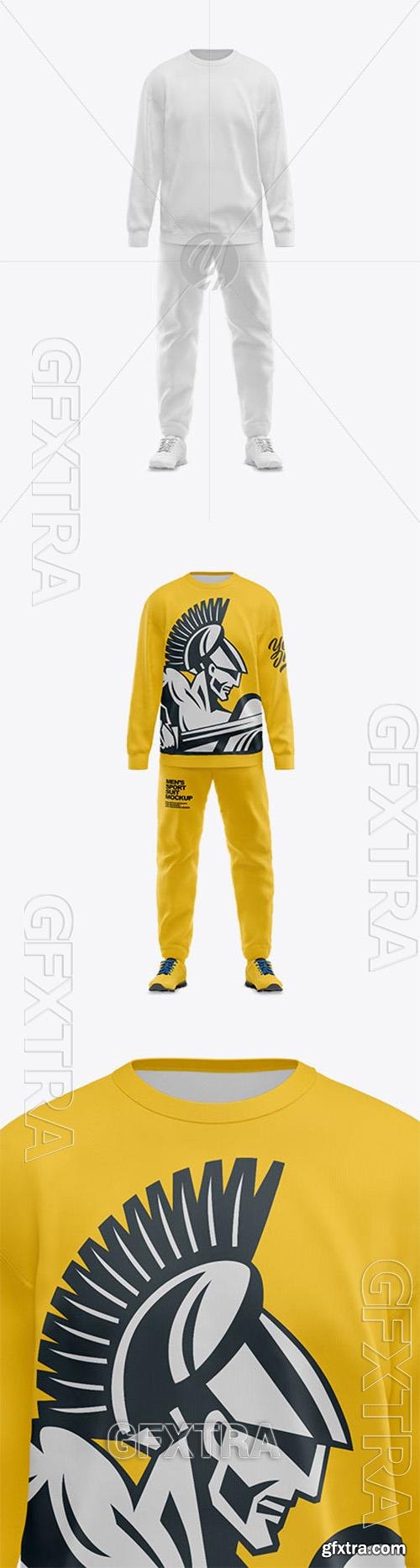 Mens Sport Suit Mockup - Front View 74169 Mens Sport Suit Mockup - Front View 74169