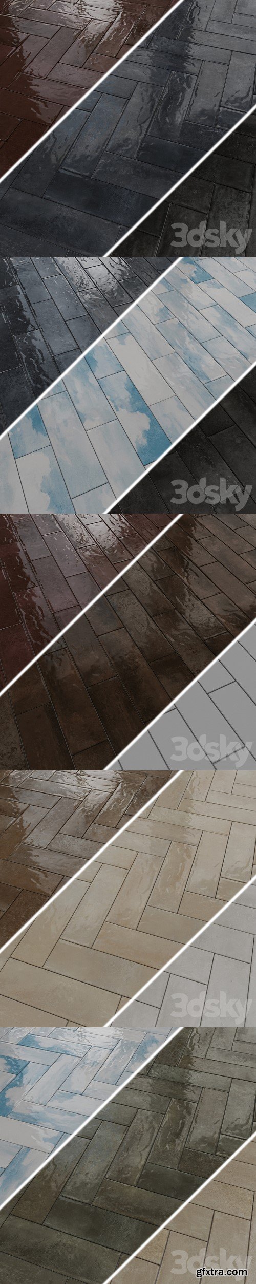 3dsky Pro - Ceramic Tiles Kerama Marazzi TRAKAY 8,5X28,5