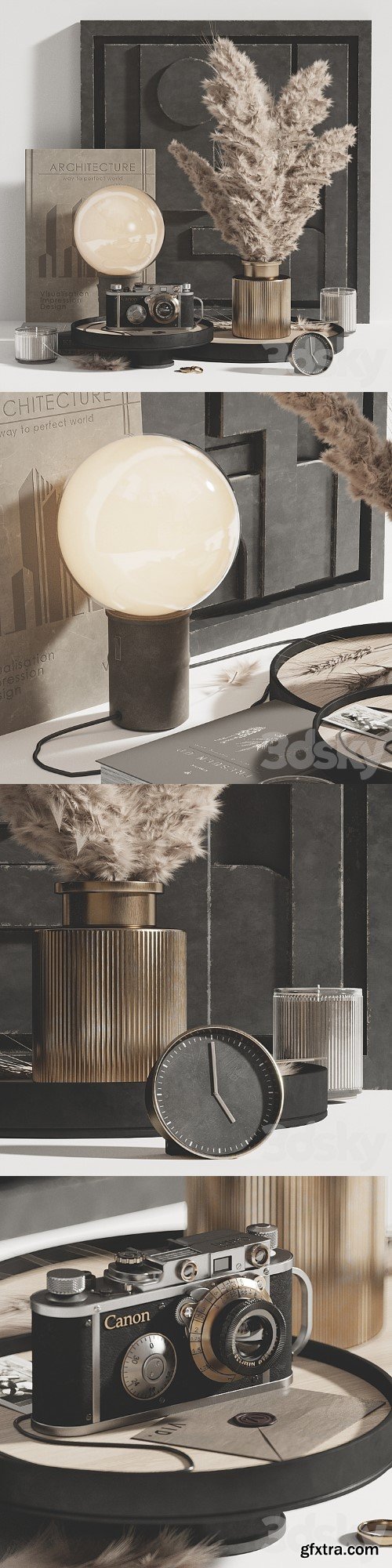 3dsky Pro - Pampas decor set