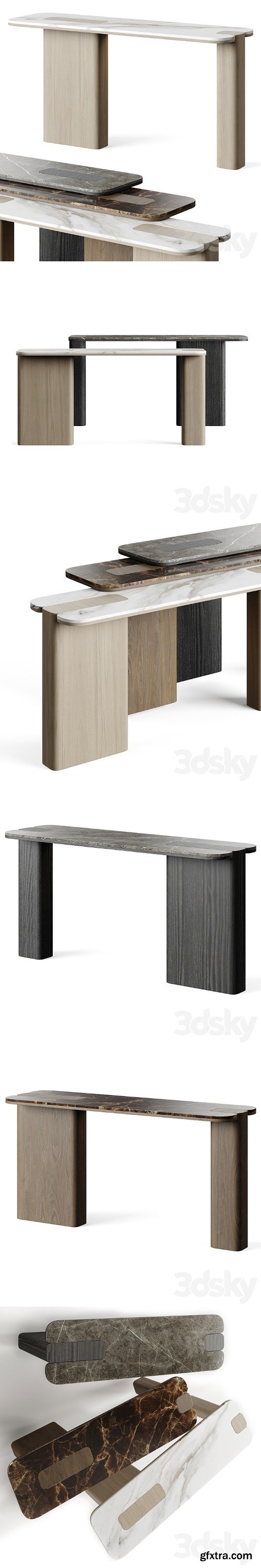 3dsky Pro - LuxLucia Casa ROSIE Console Table