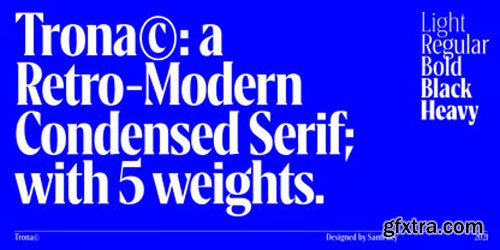 Myfonts - Trona Font Family Myfonts - Trona Font Family