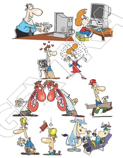 TOONADAY - FUNNY CARTOONS VOLUME 1, 366xEPS