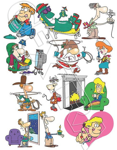 TOONADAY - FUNNY CARTOONS VOLUME 1, 366xEPS