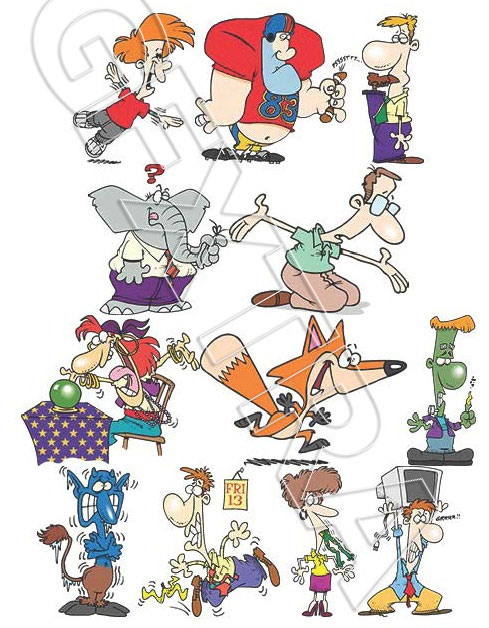 TOONADAY - FUNNY CARTOONS VOLUME 1, 366xEPS