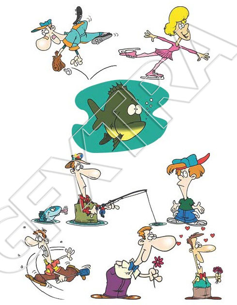 TOONADAY - FUNNY CARTOONS VOLUME 1, 366xEPS