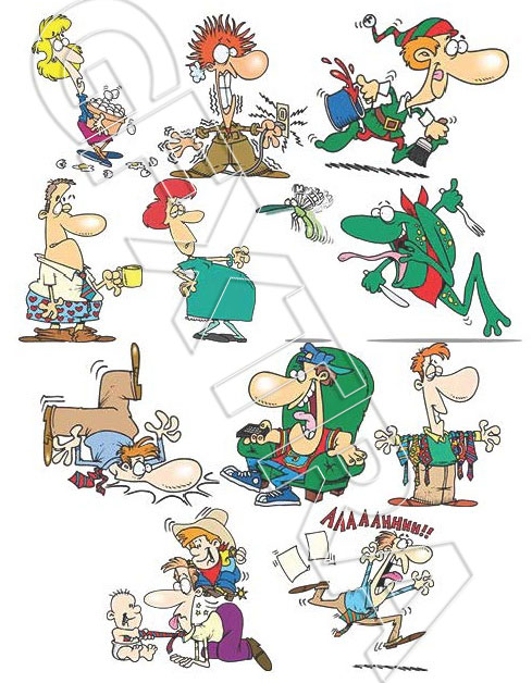 TOONADAY - FUNNY CARTOONS VOLUME 1, 366xEPS