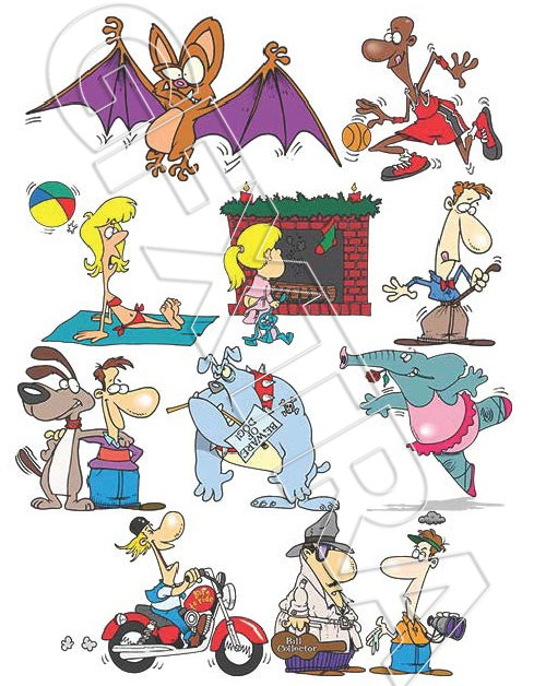 TOONADAY - FUNNY CARTOONS VOLUME 1, 366xEPS