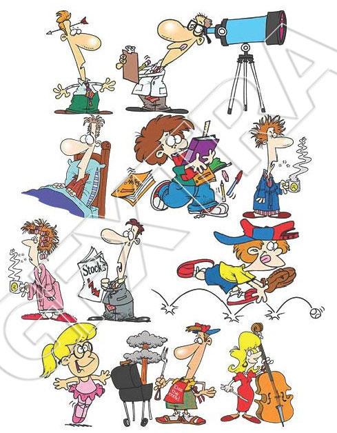 TOONADAY - FUNNY CARTOONS VOLUME 1, 366xEPS