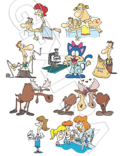 TOONADAY - FUNNY CARTOONS VOLUME 1, 366xEPS