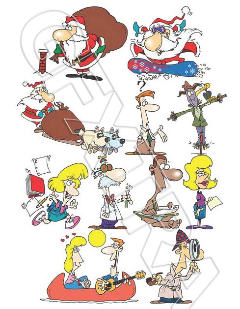 TOONADAY - FUNNY CARTOONS VOLUME 1, 366xEPS