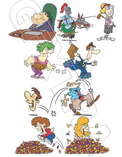 TOONADAY - FUNNY CARTOONS VOLUME 1, 366xEPS