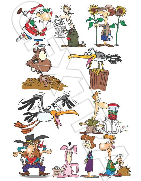 TOONADAY - FUNNY CARTOONS VOLUME 1, 366xEPS