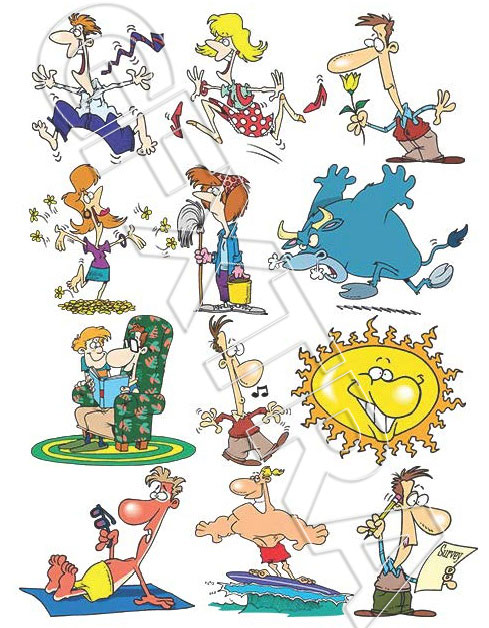 TOONADAY - FUNNY CARTOONS VOLUME 1, 366xEPS