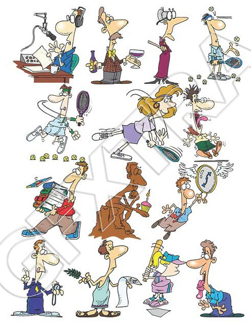 TOONADAY - FUNNY CARTOONS VOLUME 1, 366xEPS