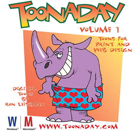 TOONADAY - FUNNY CARTOONS VOLUME 1, 366xEPS