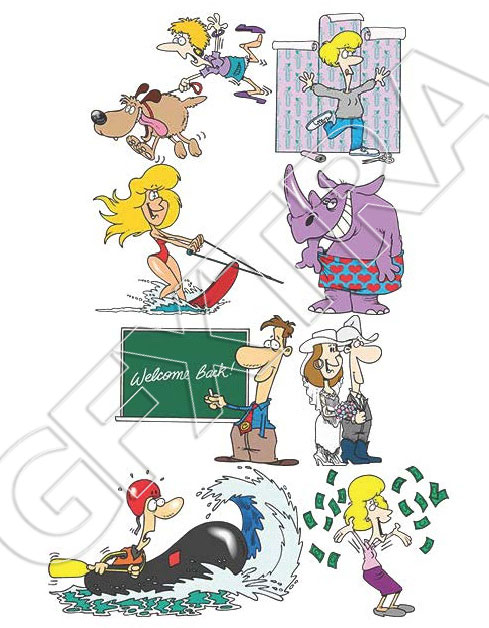 TOONADAY - FUNNY CARTOONS VOLUME 1, 366xEPS