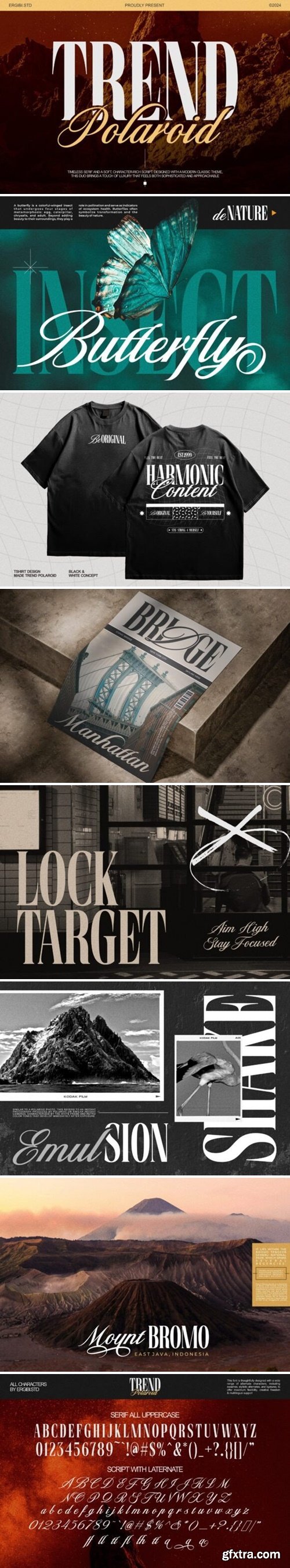 Myfonts - Trend Polaroid Font Family