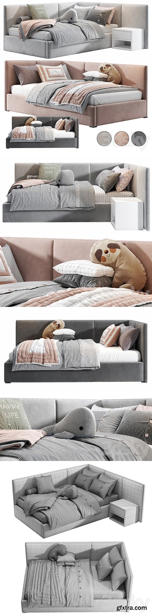 3dsky Pro - BR Corner Bed