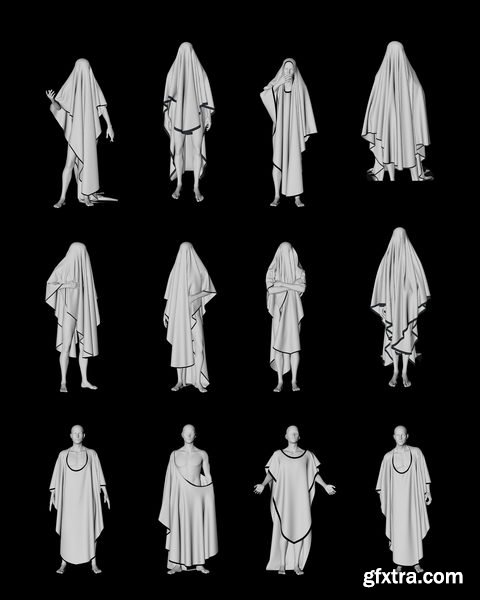 Gumroad - EKAH - Veiled Souls Pose Pack