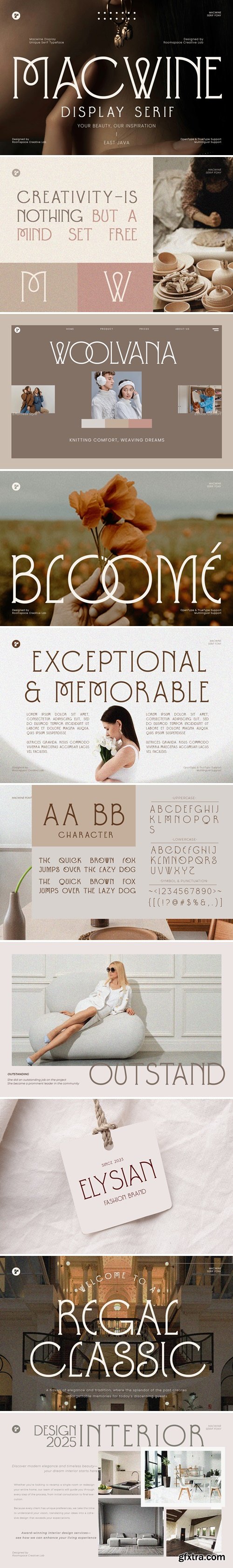 CM - Macwine - Beautiful Chic Serif 290849394