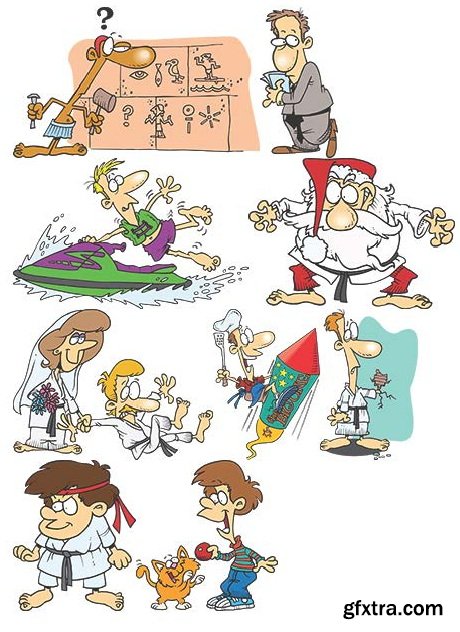 TOONADAY - FUNNY CARTOONS VOLUME 2, 371xEPS